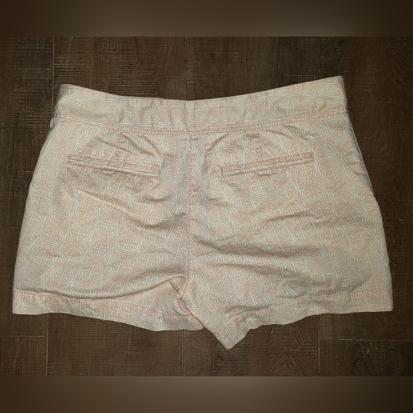Loft Women's Geometric shape Cotton & Linen blend Shorts SZ 6 - Picture 4 of 7